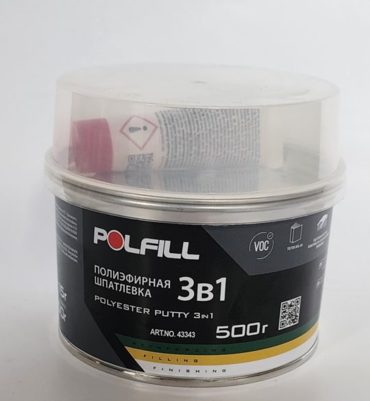 Шпат.POLFILL(Полфил) универсальная 3 в 1 0,5 кг, с отв. (12)