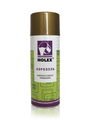 Краска-спрей HOLEX(Холекс) бронза,400мл