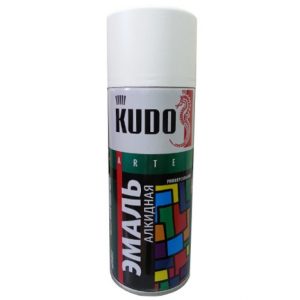 Краска-спрей белая матовая Kudo(Кудо) 400мл