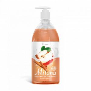 Жидкое крем-мыло "Milana" яблоко-корица с дозатором 1000мл