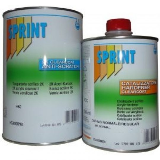 Лак SPRINT(Спринт) H62 Antiscratch MS 1л+отвер 0,5л